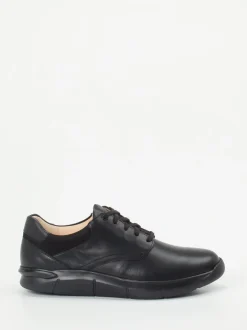 Ganter – Komfort-Schnürschuh aus Kalbleder schwarz