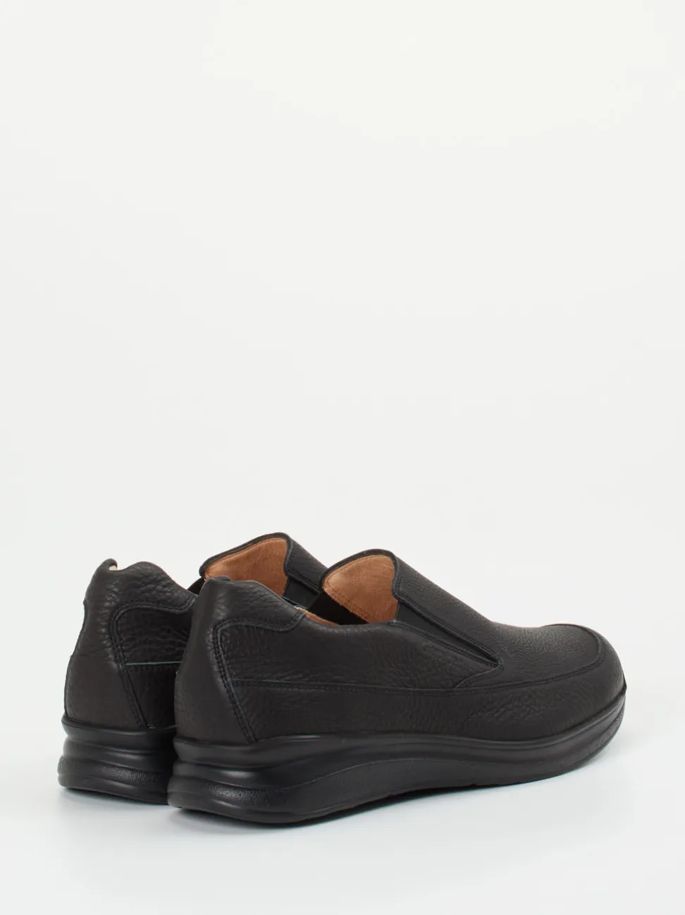 Ganter – Komfort-Slipper aus Kalbleder schwarz