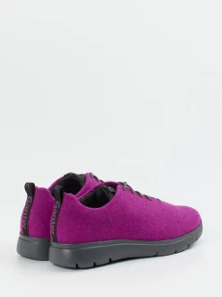 Ganter – Komfort-Sneaker aus Wolle in Violett