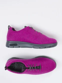 Ganter – Komfort-Sneaker aus Wolle in Violett