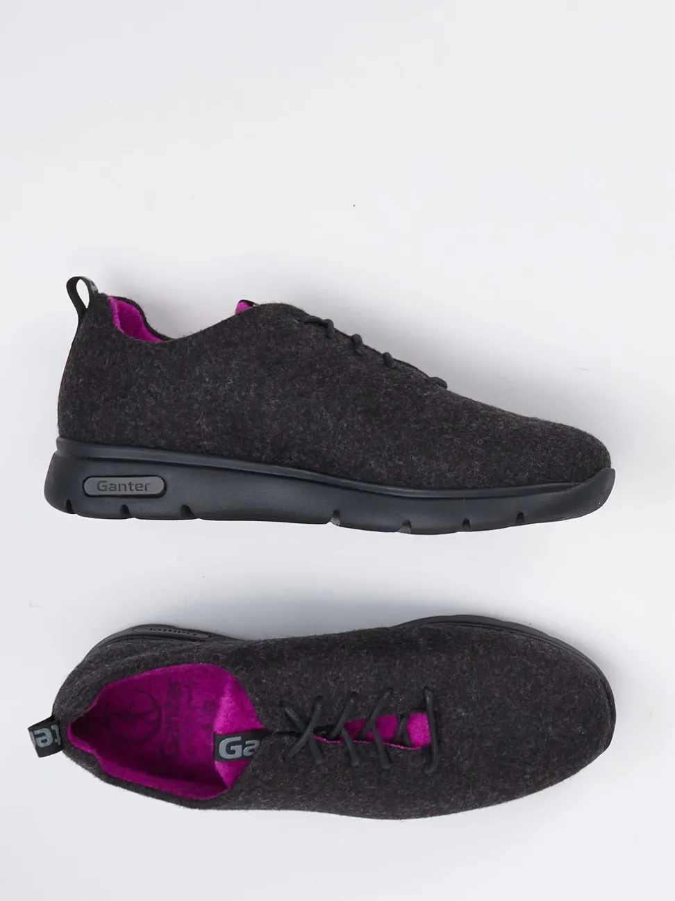 Ganter – Komfort-Sneaker aus Wolle anthrazit