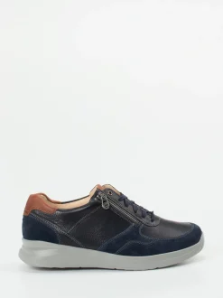 Ganter – Komfort-Sneaker aus Kalbleder Dunkelblau