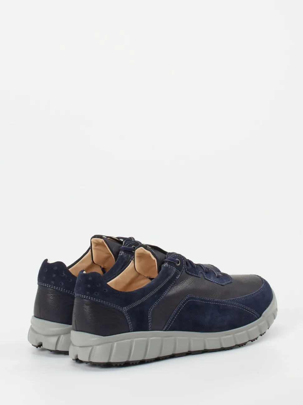 Ganter – Komfort-Sneaker aus Kalbleder Dunkelblau