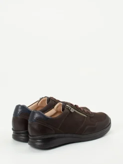 Ganter – Komfort-Sneaker aus Nubukleder dunkelbraun