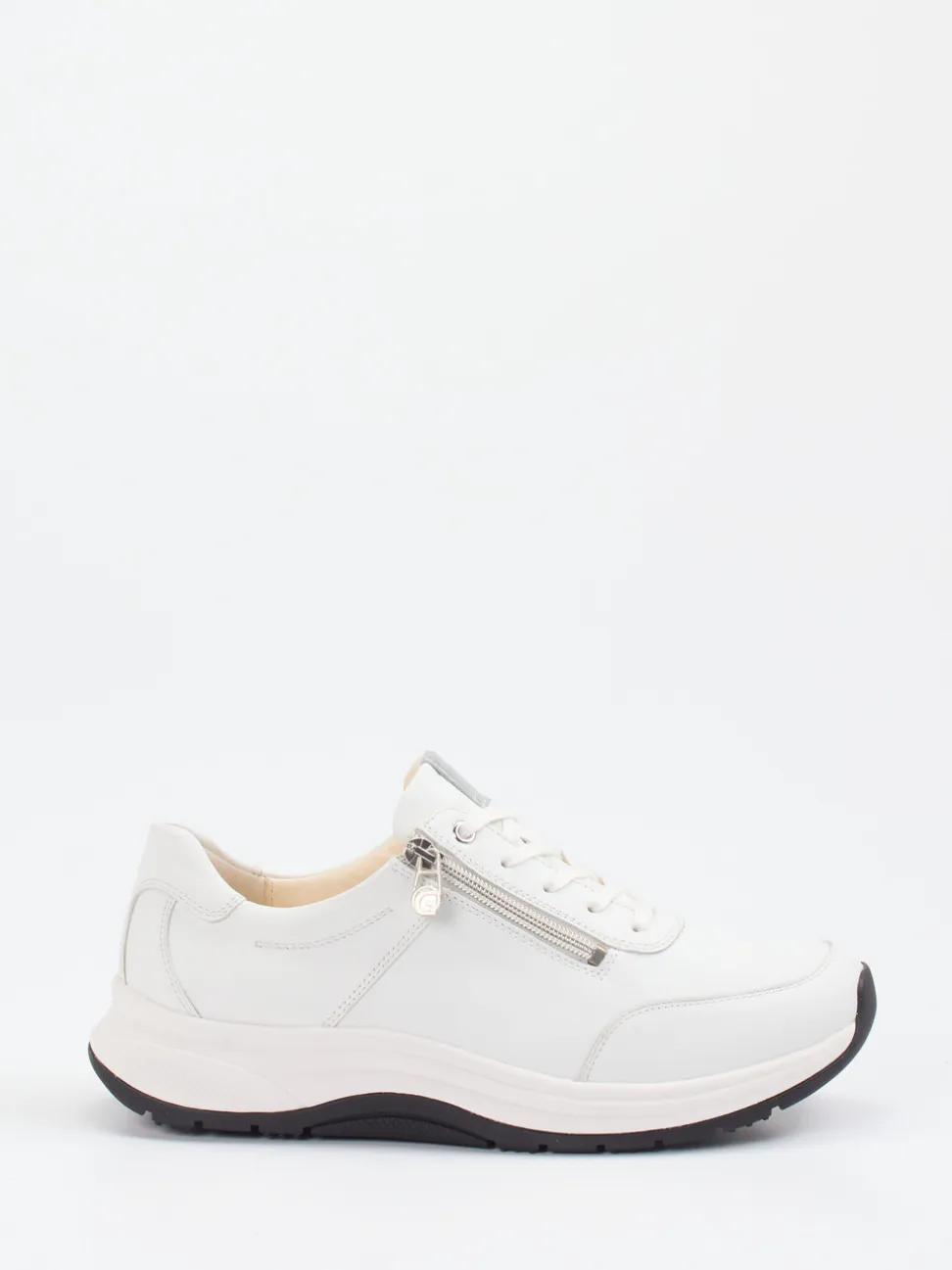 Ganter – Komfort-Sneaker aus Kalbleder weiß