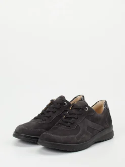 Ganter – Komfort-Sneaker aus Veloursleder grau
