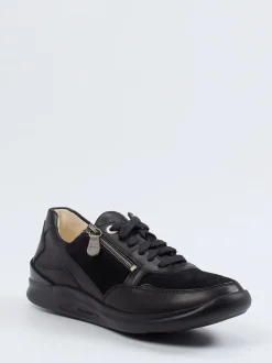 Ganter – Komfort-Sneaker aus Kalbleder schwarz