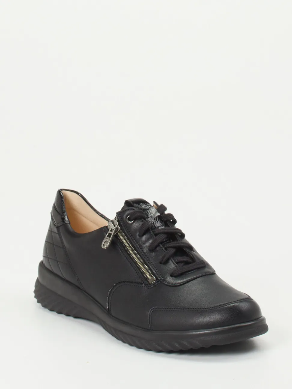 Ganter – Komfort-Sneaker aus Kalbleder schwarz