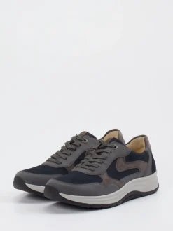 Ganter – Komfort-Sneaker aus Nubukleder anthrazit