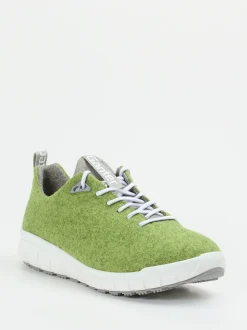 Ganter – Komfort-Sneaker aus Wolle in Apfelgrün