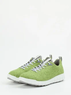 Ganter – Komfort-Sneaker aus Wolle in Apfelgrün
