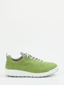 Ganter – Komfort-Sneaker aus Wolle in Apfelgrün