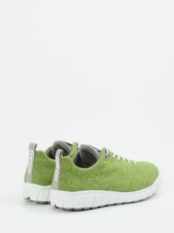 Ganter – Komfort-Sneaker aus Wolle in Apfelgrün
