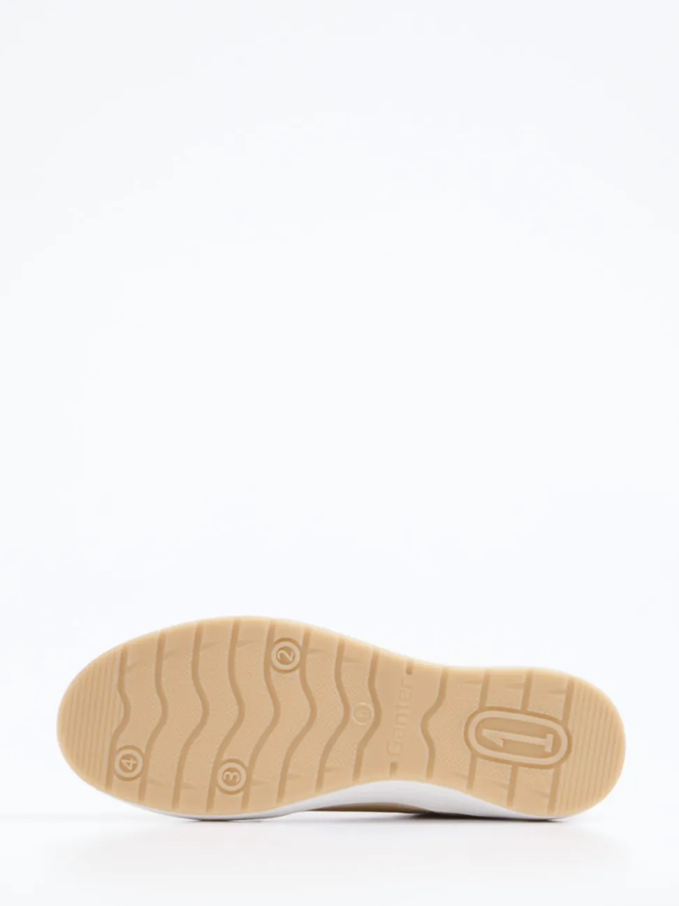 Ganter – Komfort-Sneaker aus Velours- und Glattleder beige