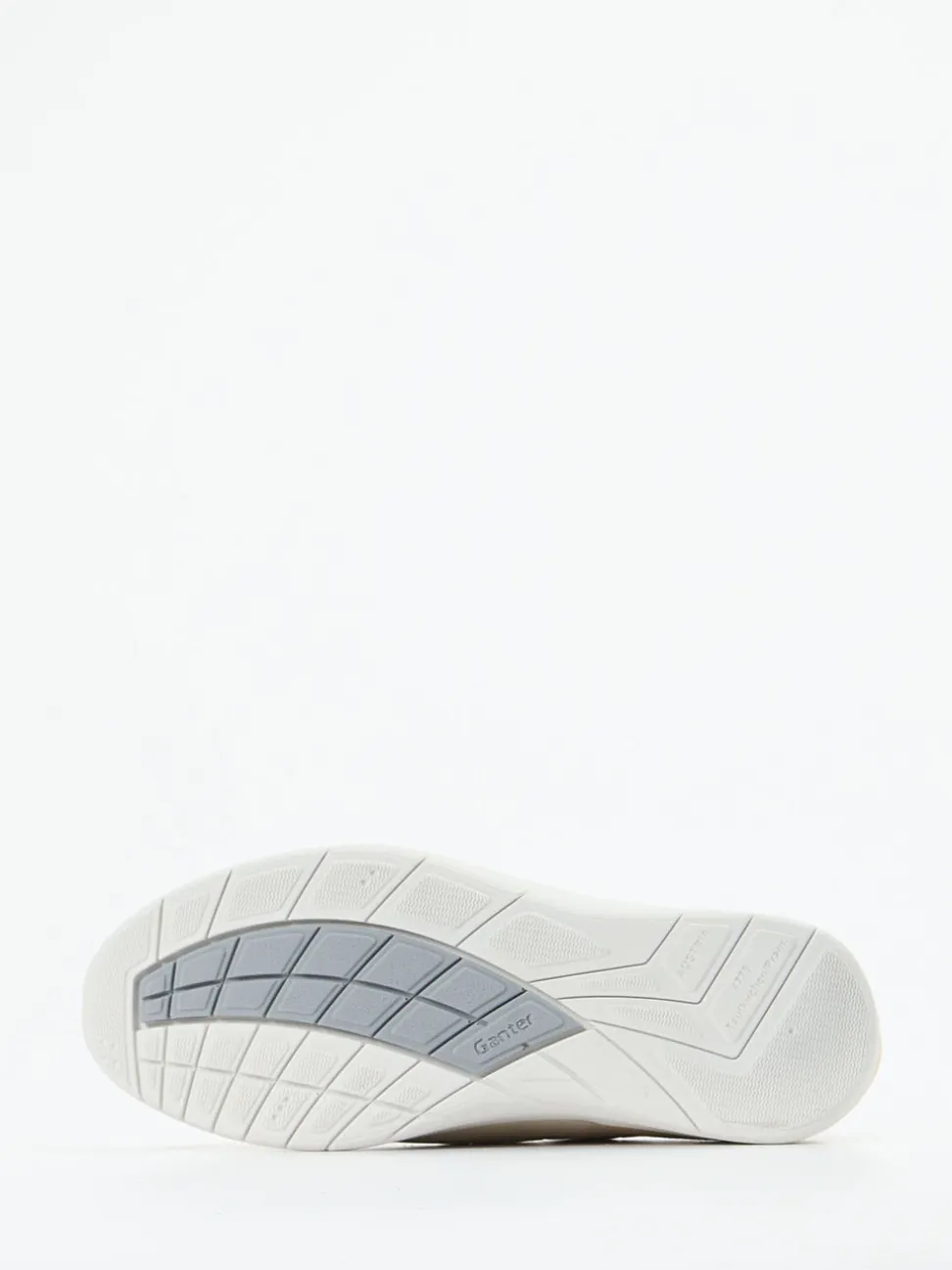 Ganter – Komfort-Sneaker aus geprägtem Leder beige