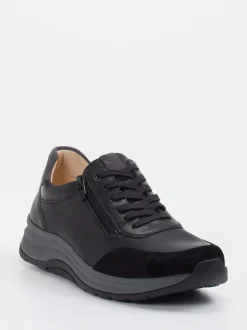 Ganter – Komfort-Sneaker aus Kalbleder schwarz