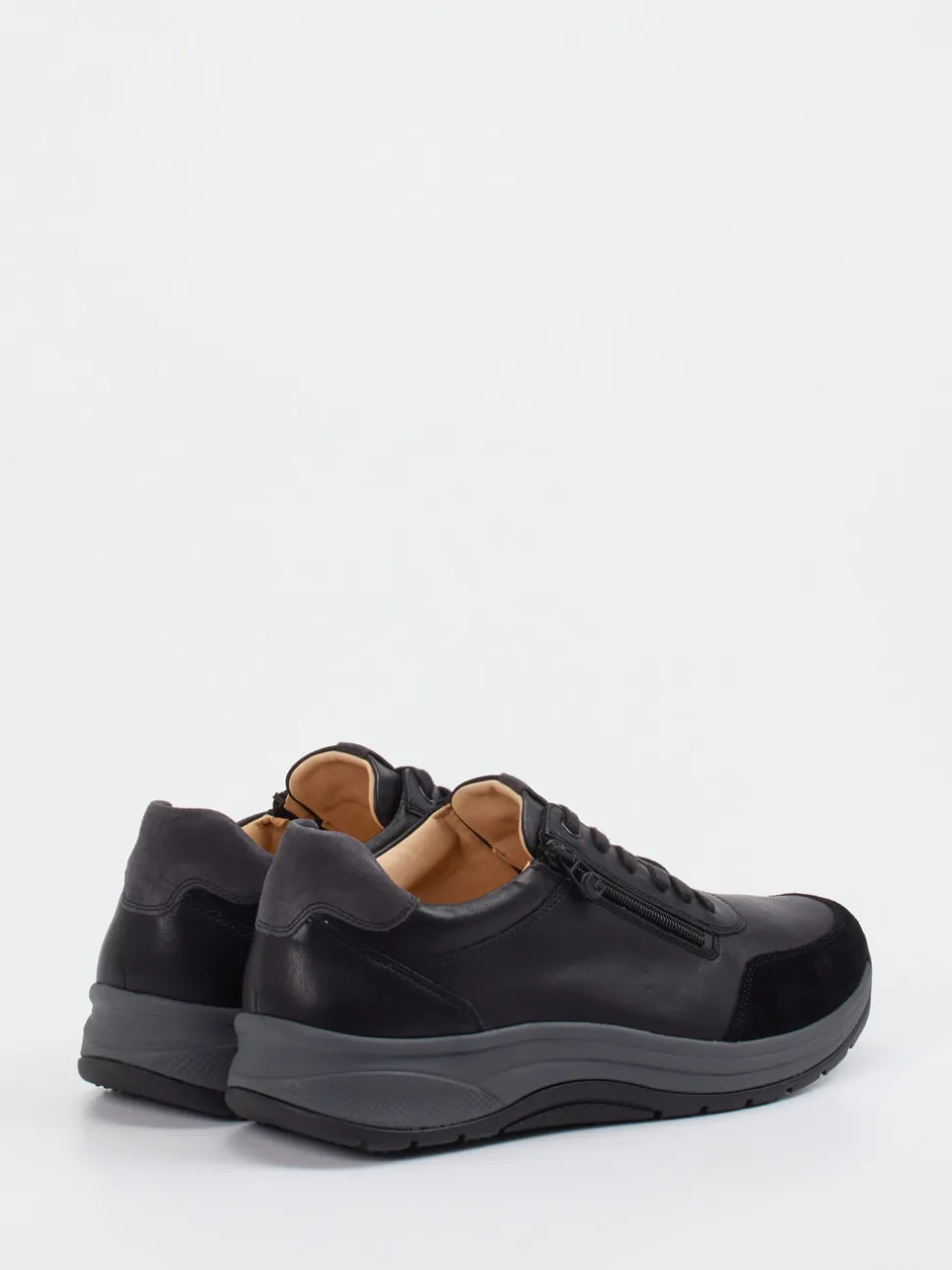 Ganter – Komfort-Sneaker aus Kalbleder schwarz