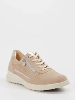 Ganter – Komfort-Sneaker aus Nubukleder beige