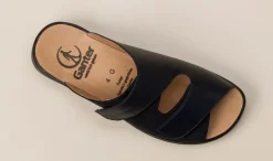 Ganter – Pantolette aus Kalbleder in Schwarz