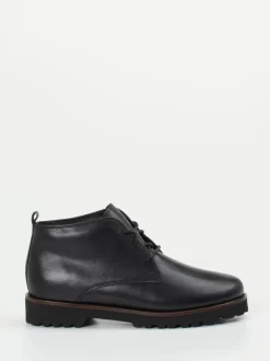 Ganter – Schnürboots aus Kalbleder schwarz