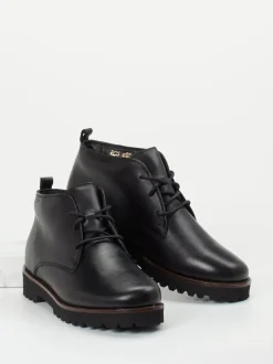 Ganter – Schnürboots aus Kalbleder schwarz