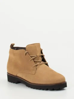 Ganter – Schnürboots aus Nubukleder sandbeige