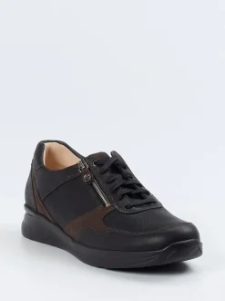 Ganter – Schnürschuh aus Kalbleder in Schwarz