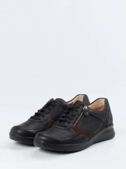 Ganter – Schnürschuh aus Kalbleder in Schwarz