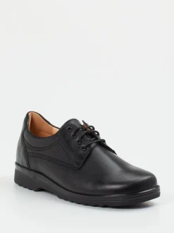 Ganter – Schnürschuh aus Lammleder Schwarz