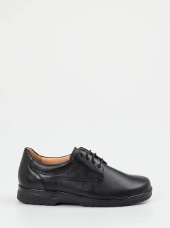 Ganter – Schnürschuh aus Lammleder Schwarz