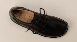Ganter – Schnürschuh aus Lammleder Schwarz