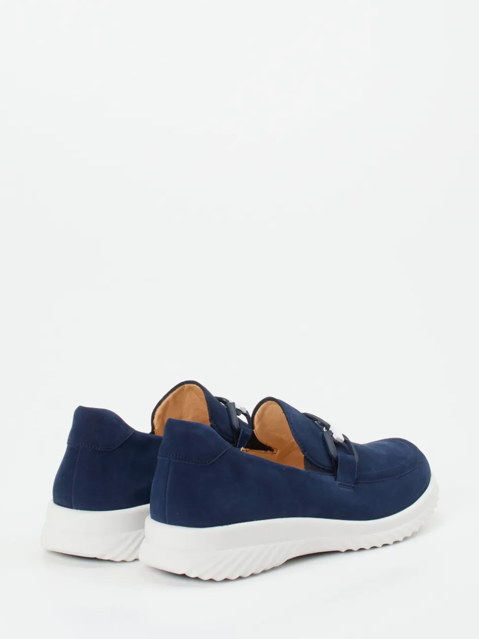 Ganter – Slipper aus Nubukleder in Marineblau