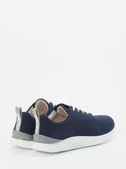 Ganter – Sneaker aus gestricktem Textil Dunkelblau