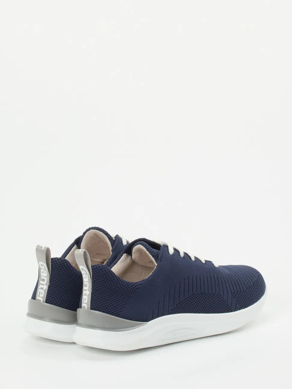 Ganter – Sneaker aus gestricktem Textil Dunkelblau