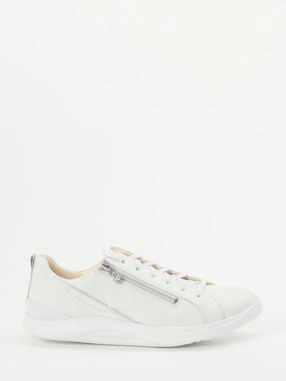 Ganter – Sneaker aus Kalbleder Weiß