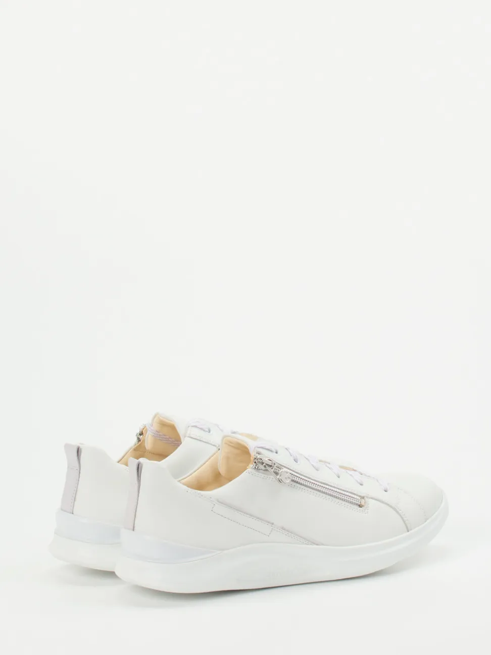 Ganter – Sneaker aus Kalbleder Weiß