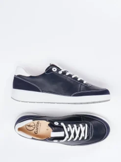 Ganter – Sneaker aus Kalbleder in Dunkelblau