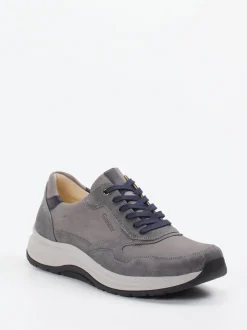 Ganter – Sneaker aus Nubukleder in Grau
