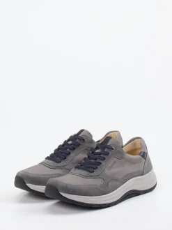 Ganter – Sneaker aus Nubukleder in Grau