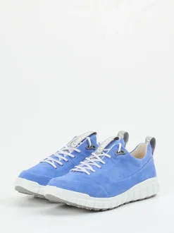 Ganter – Sneaker aus Veloursleder jeansblau