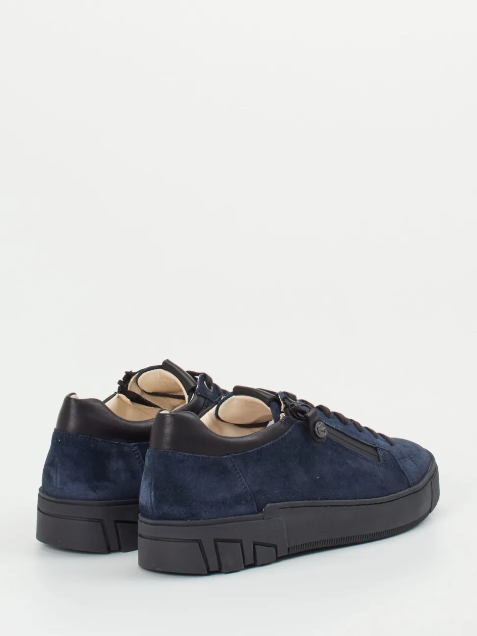Ganter – Sneaker aus Veloursleder dunkelblau