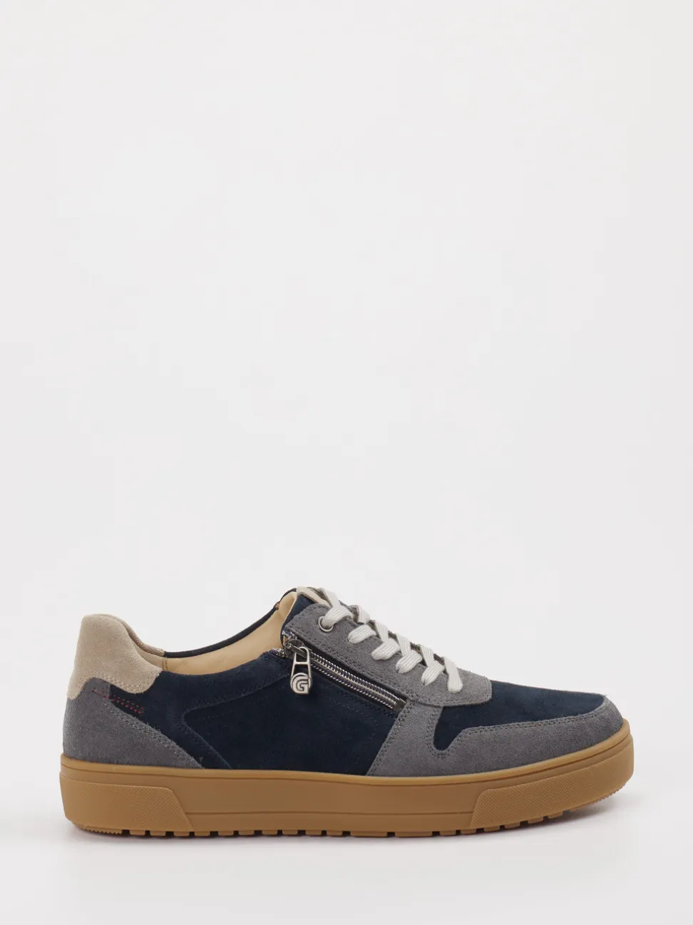 Ganter – Sneaker aus Veloursleder Dunkelblau