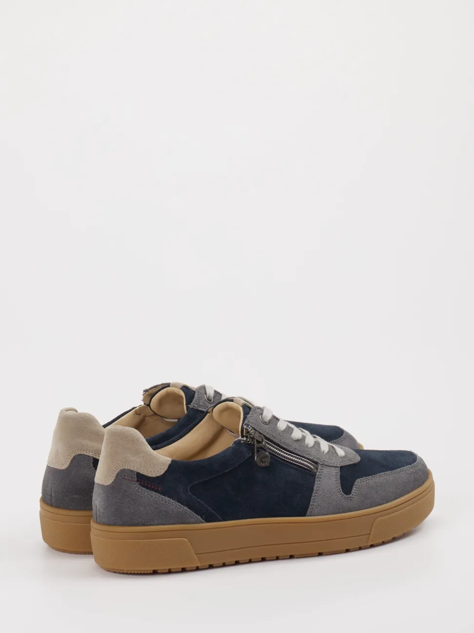 Ganter – Sneaker aus Veloursleder Dunkelblau