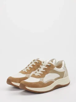 Ganter – Sneaker aus Veloursleder Beige