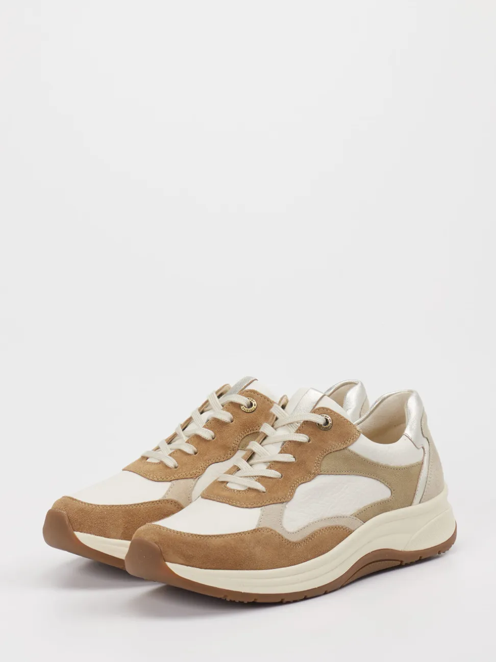 Ganter – Sneaker aus Veloursleder Beige