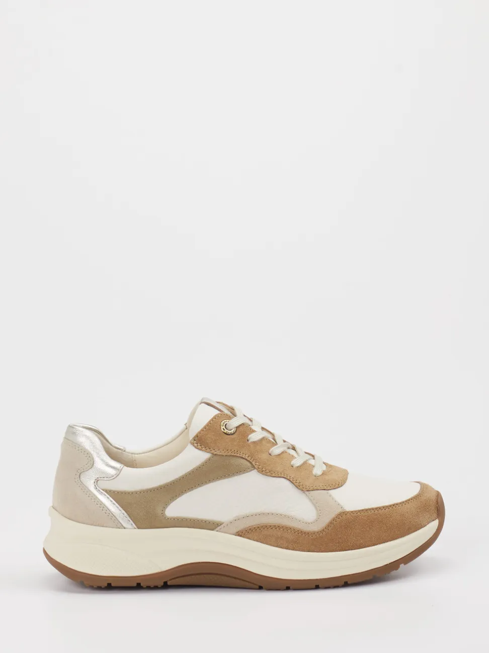 Ganter – Sneaker aus Veloursleder Beige