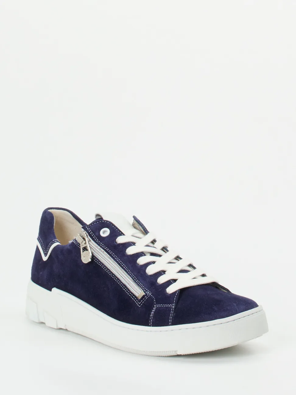 Ganter – Sneaker aus Veloursleder nachtblau