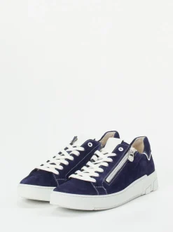 Ganter – Sneaker aus Veloursleder nachtblau