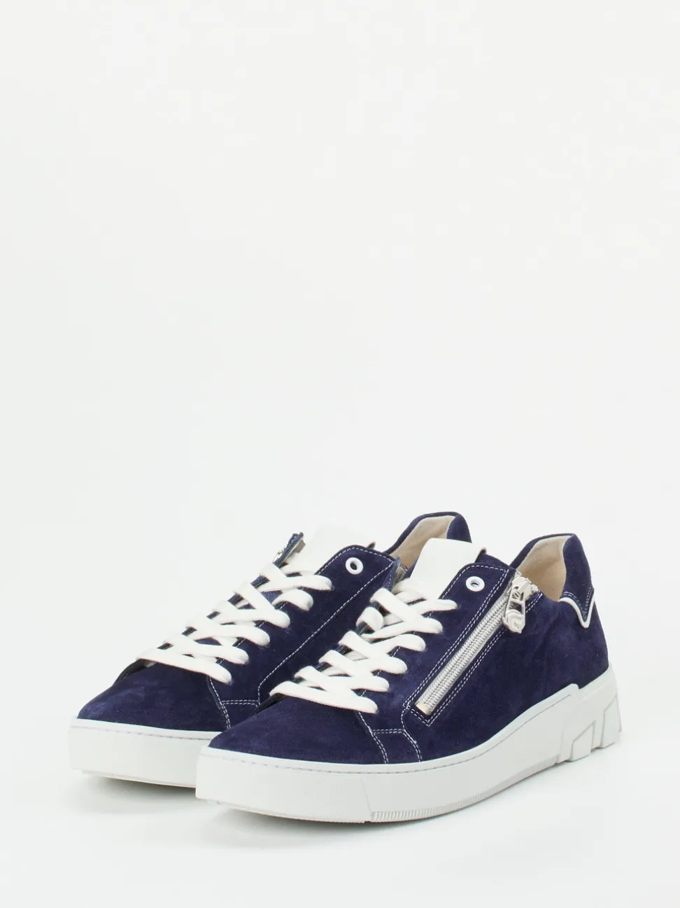 Ganter – Sneaker aus Veloursleder nachtblau