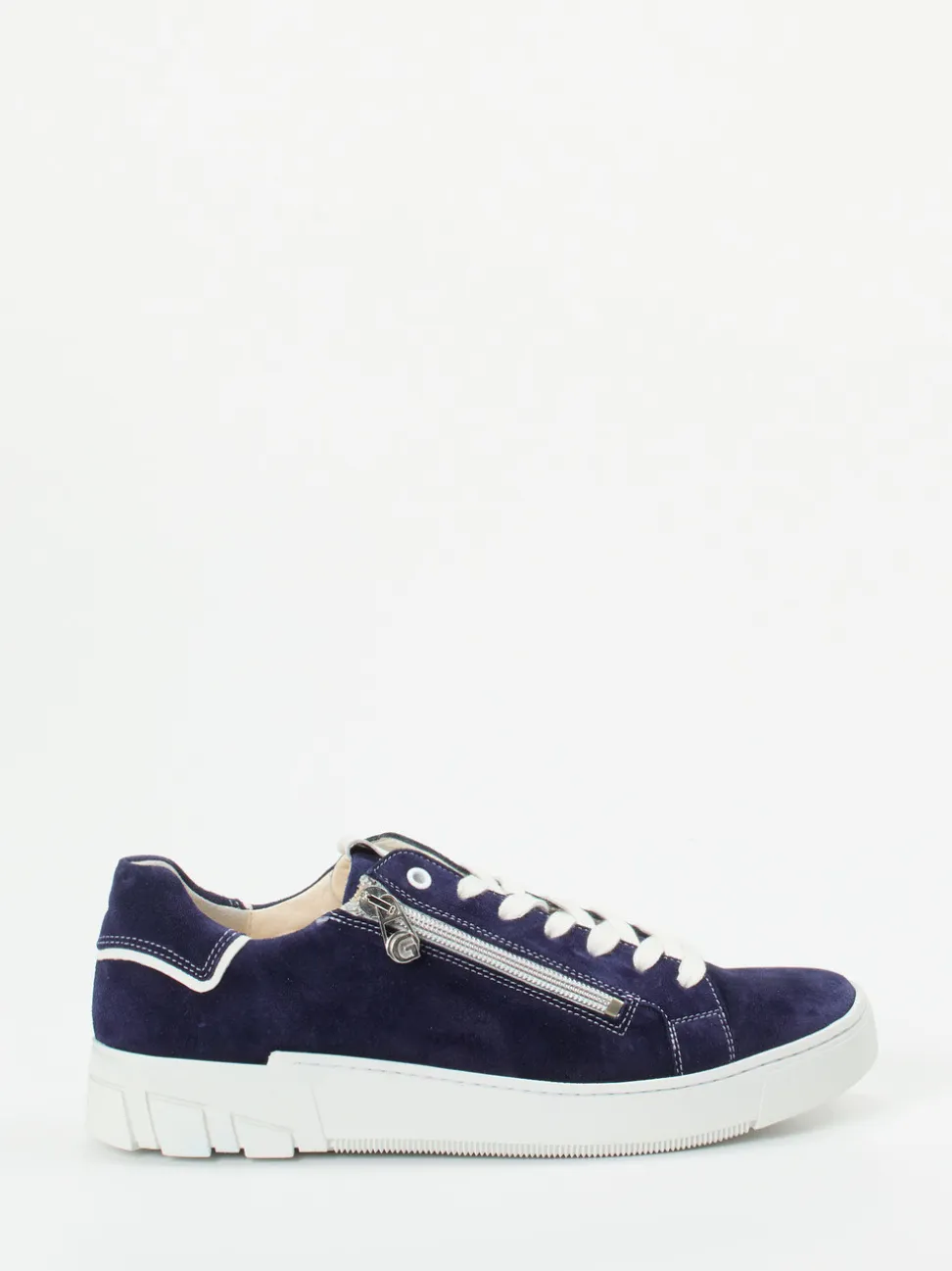 Ganter – Sneaker aus Veloursleder nachtblau